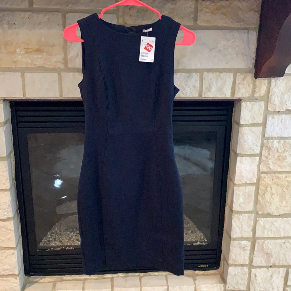 Dark blue dress